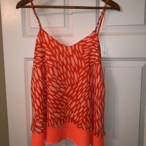 Collective concepts bright orange shirt